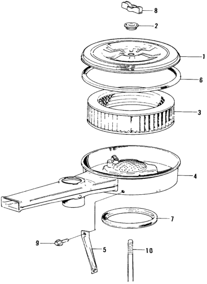 Honda 17240-634-661 Housing, Air Cleaner