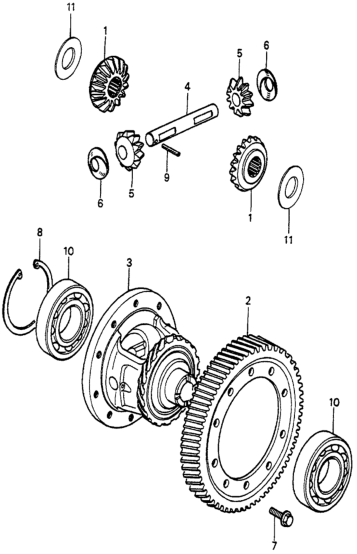 Honda 41233-PC8-910 Gear, Final Driven