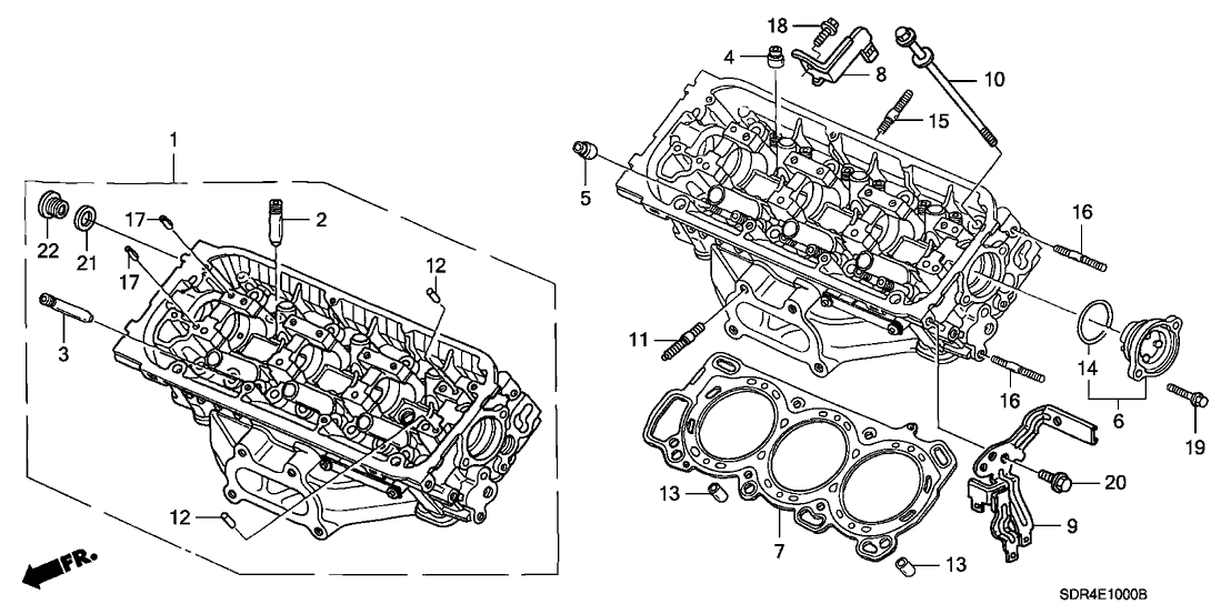 Honda 32115-RDM-A01 Stay, Knock Sensor Connector