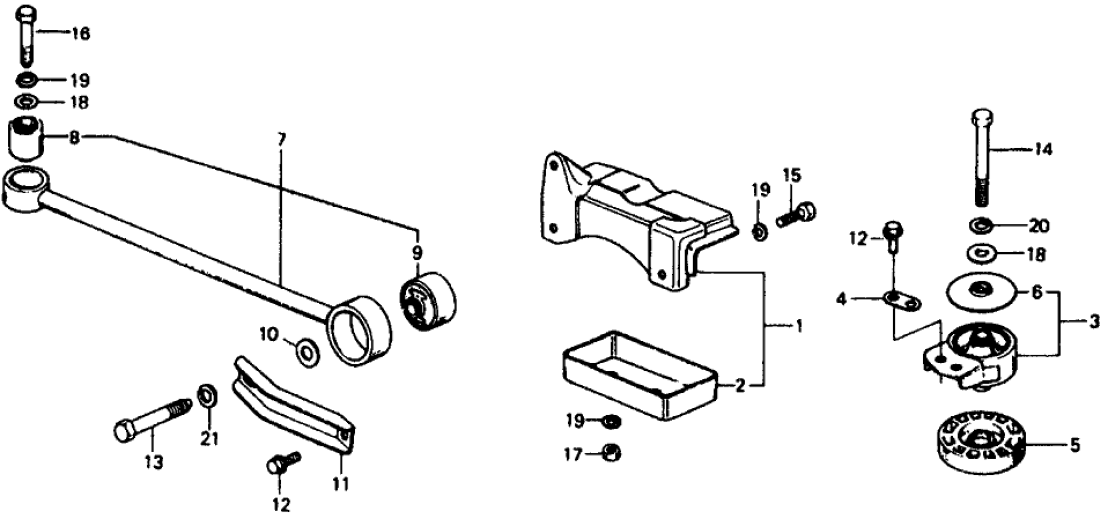 Honda 50813-634-940 Stopper, Engine Support A