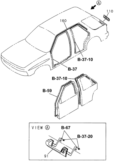 Honda 8-94379-232-2 Valve, Outlet Vent