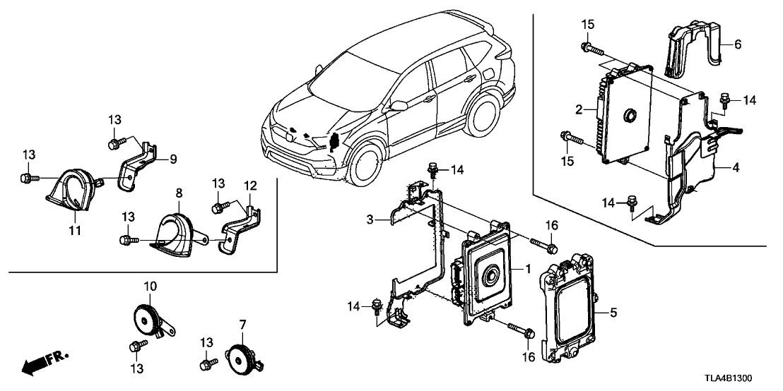 Honda 37820-5PA-954 ELECTRONIC CONTROL U