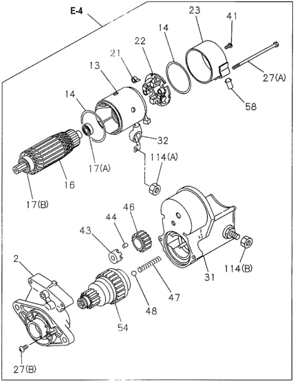 Honda 8-94377-260-0 Yoke, Starter
