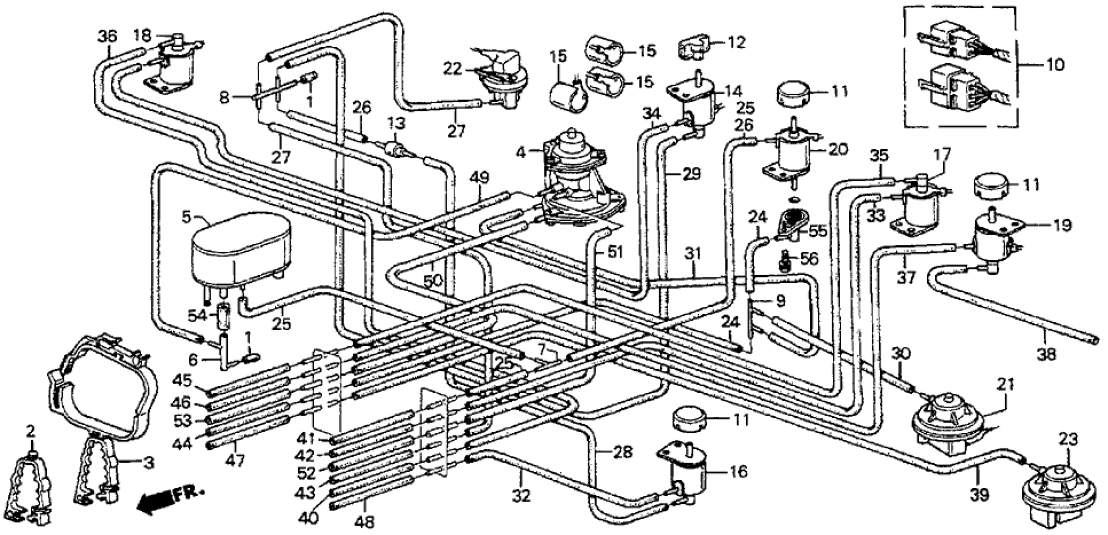 Honda 18740-PC7-661 Valve Assembly, Egr Control