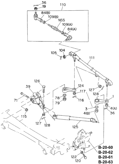 Honda 8-97315-932-0 Arm Pitman Steering