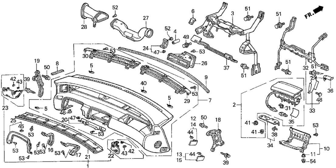 Honda 77105-SS0-000 Seal, FR. Defroster