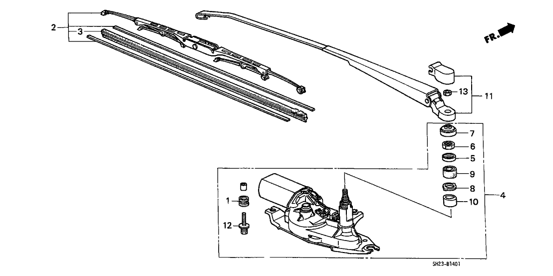 Honda 76715-SH2-003 Spacer