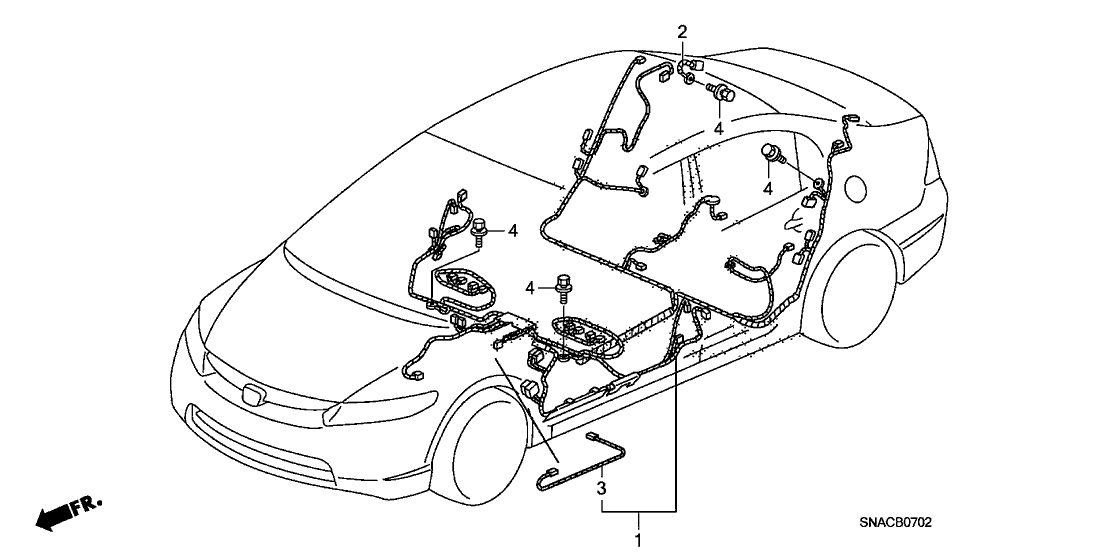 Honda 39114-SNA-A01 Cord Assy., Usb