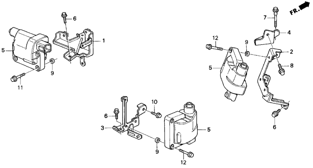 Honda 30503-P13-A00 Bracket A, Ignition Coil