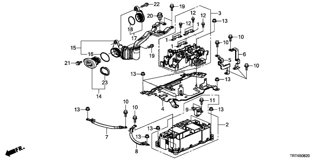 Honda 1E100-5WM-A01 Board, Junction