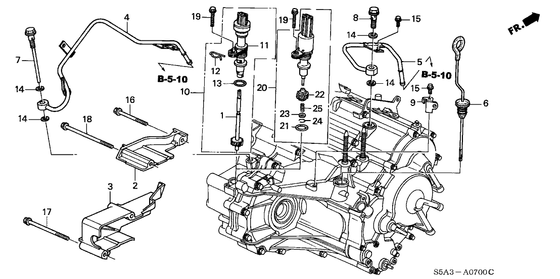 Honda 28912-PDM-000 Stay, Position Sensor Harness