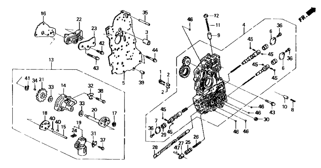 Honda 27417-P48-J00 Spring, Second Orifice Control