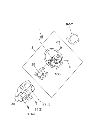 Honda 8-97134-780-0 Screw, Horn Spring