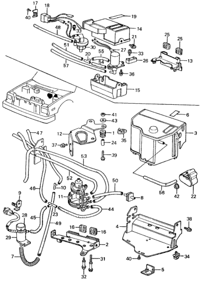 Honda 90006-PB2-000 Bolt, Special (6X27)