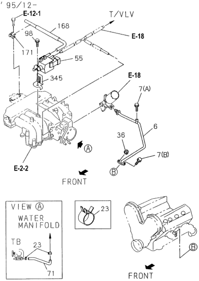 Honda 8-98048-437-0 Bolt Convertor/EGR P