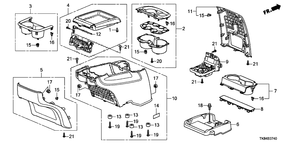 Honda 83416-TK8-A01 Hinge, Torque