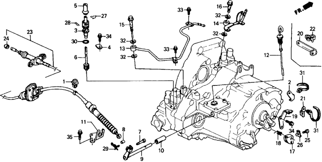 Honda 28296-PS5-900 Stay, Solenoid Harness Band