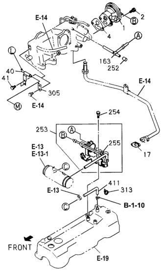 Honda 8-94344-593-0 Hose, Rubber Cylinder Head Cover