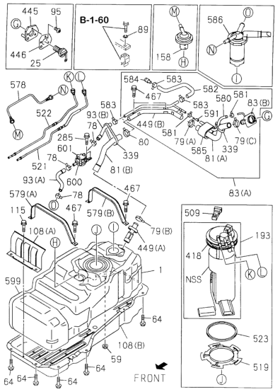 Honda 8-97237-146-0 Clip, Filler Hose