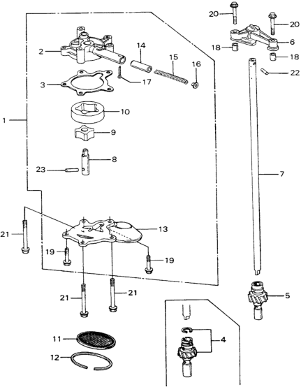 Honda 15221-PA5-000 Body, Oil Strainer