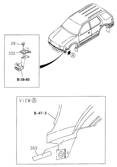 Honda 8-97214-893-0 Tape, Fender Chipping Guard