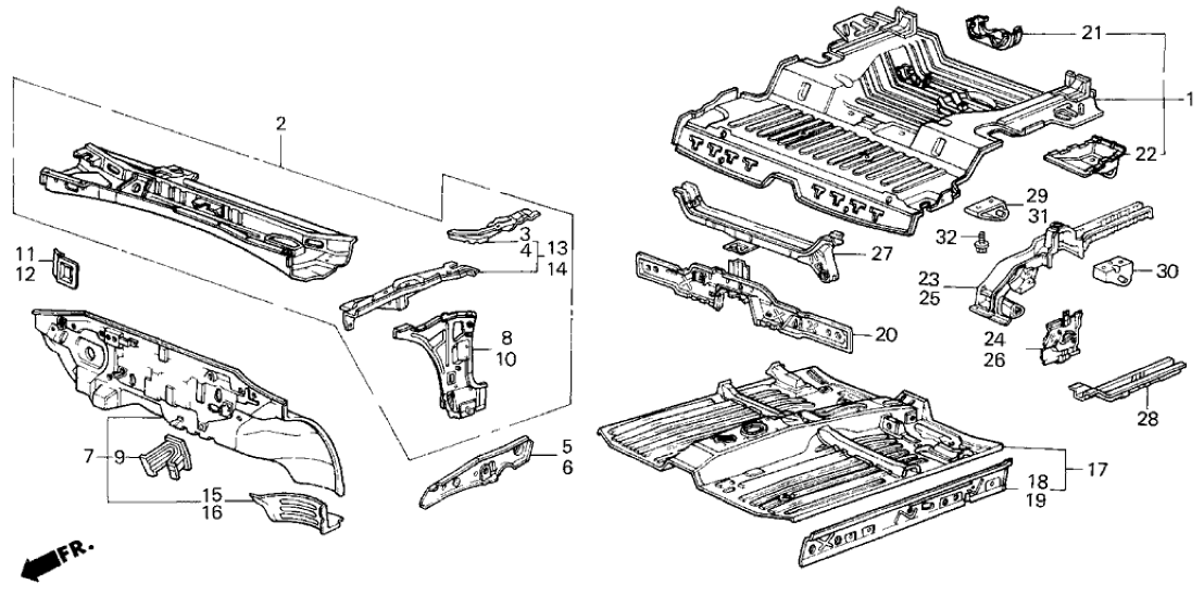 Honda 70254-SB4-310ZZ Extension, R. Side Sill