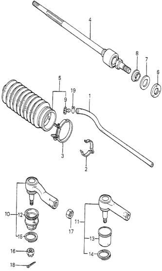 Honda 53535-SA1-950 Washer, Tie Rod Stopper