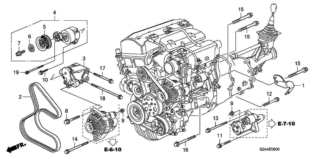 Honda 21235-PCY-010 Clamp, Harness