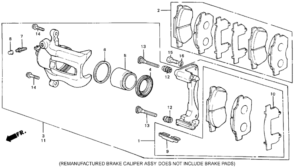 Honda 45216-SB3-661 Piston