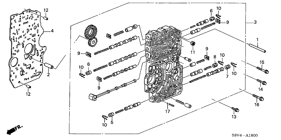 Honda 27112-RJF-000 Plate, Main Separating