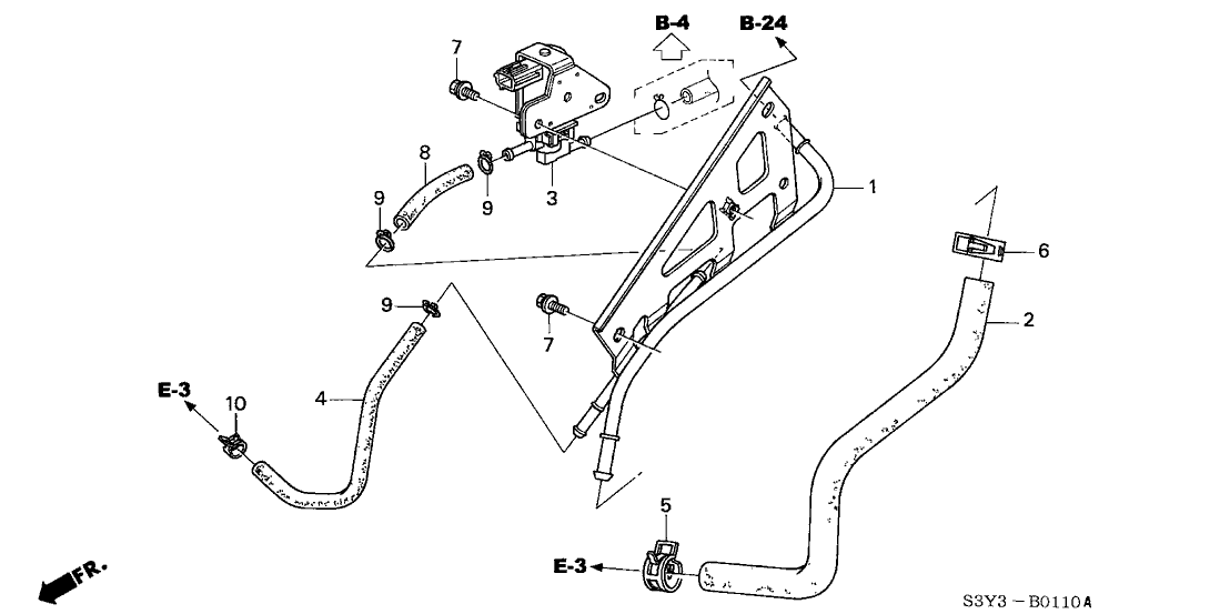 Honda 36162-P1J-E01 Valve Assembly, Purge Control Solenoid