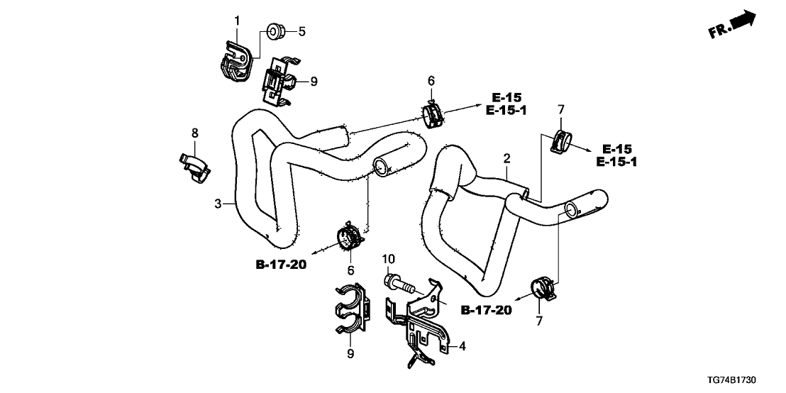 Honda 91531-S9P-003 Clamp (ATf)