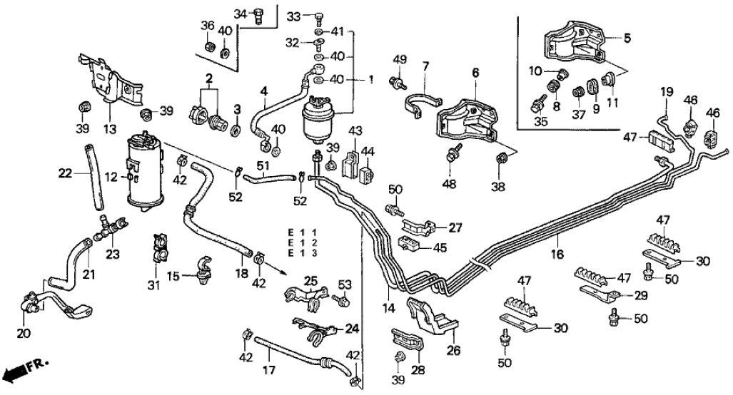 Honda 17700-SR2-A30 Pipe, Fuel Feed