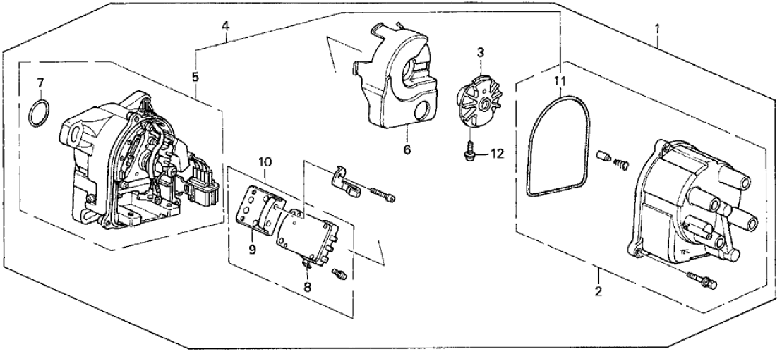 Honda 30105-P14-A01 Housing, Distributor