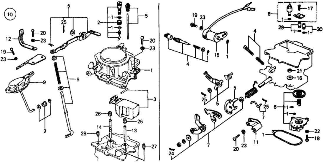 Honda 16032-664-005 Rod Set, Throttle