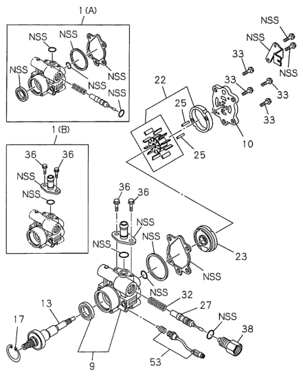 Honda 8-97168-843-0 Cartridge Assy., Oil Pump