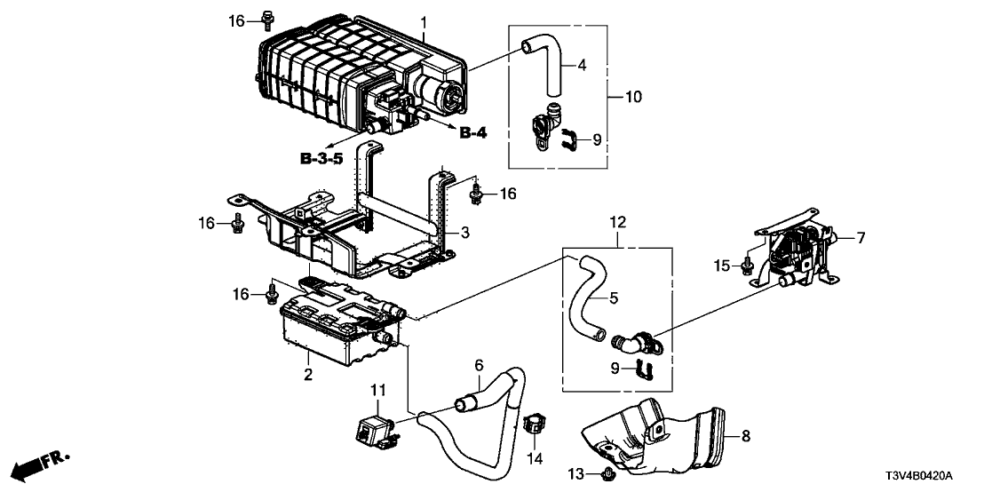 Honda 17372-T3V-L00 Tube, Drain (A)