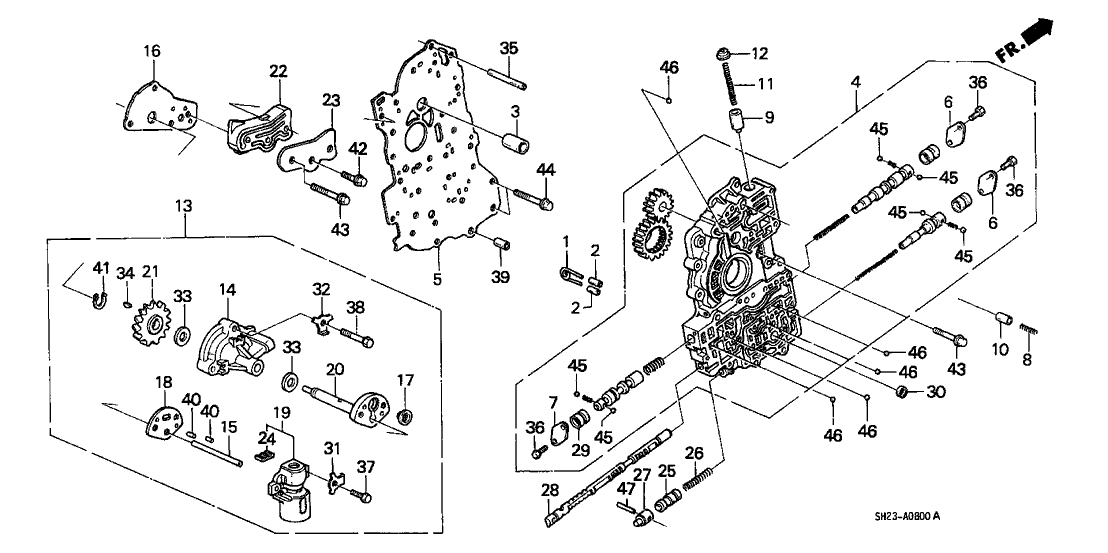 Honda 27112-PP6-902 Plate, Main Separating