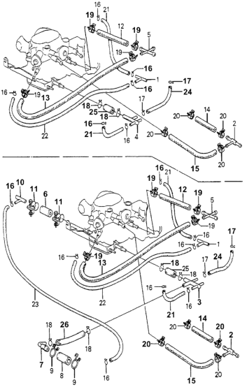 Honda 17321-689-000 Joint, Five-Way