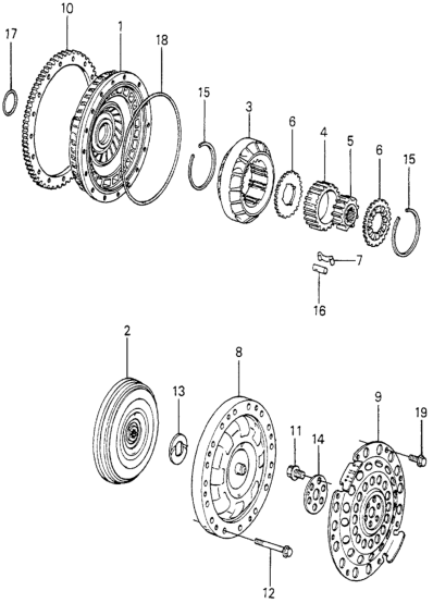 Honda 31112-PA9-000 Gear, Ring