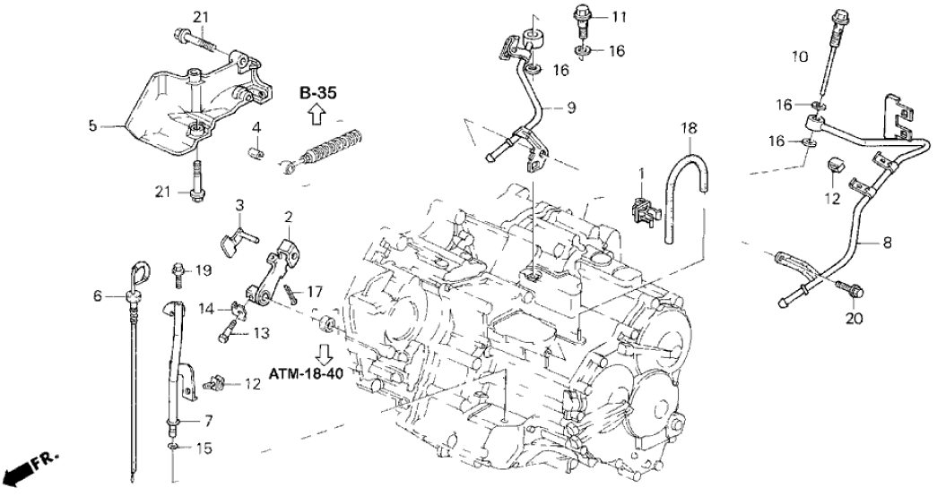 24412-P0G-000 Honda Control Lever