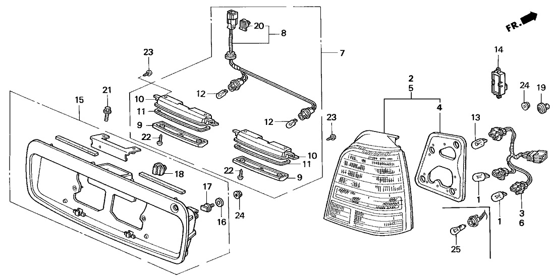 Honda 33552-SX0-A01 Wire, L.