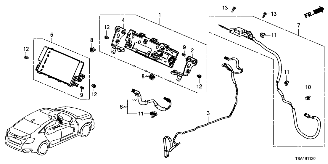 Honda 39101-TBC-A92 Audio Unit