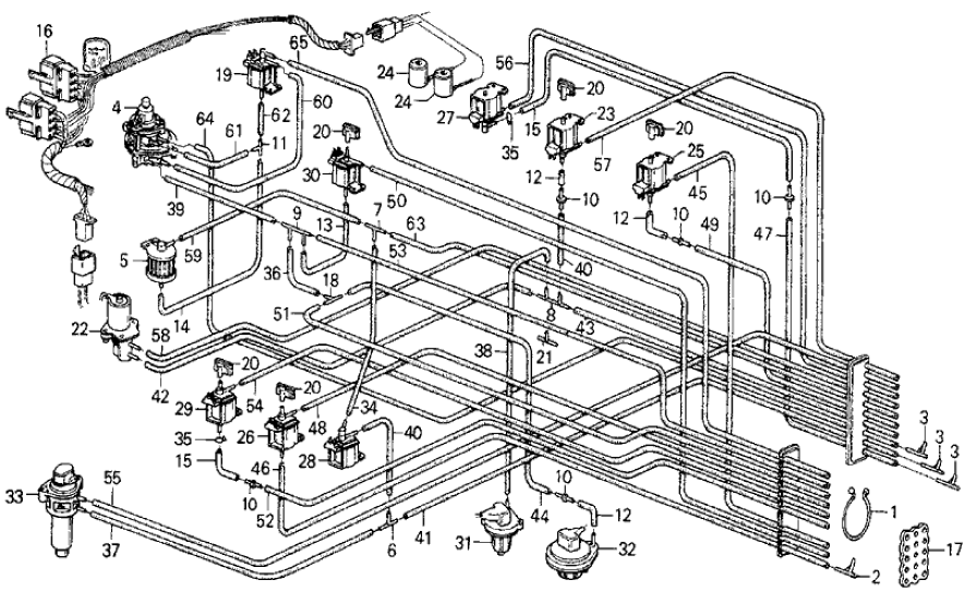 Honda 18740-PE1-662 Valve Assembly, Egr Control