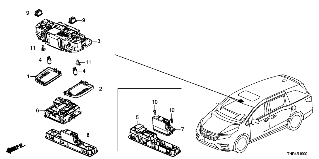Honda 35670-THR-A01 Module Assy., Incoming Call
