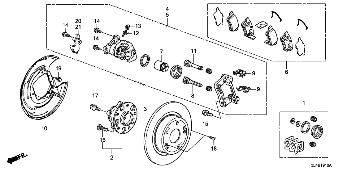 Honda 43247-T2F-A01 Arm, R.
