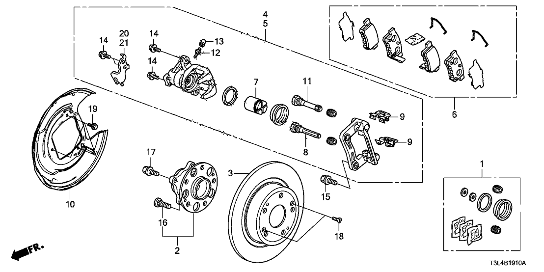 Honda 43267-T2F-A01 Arm, L.