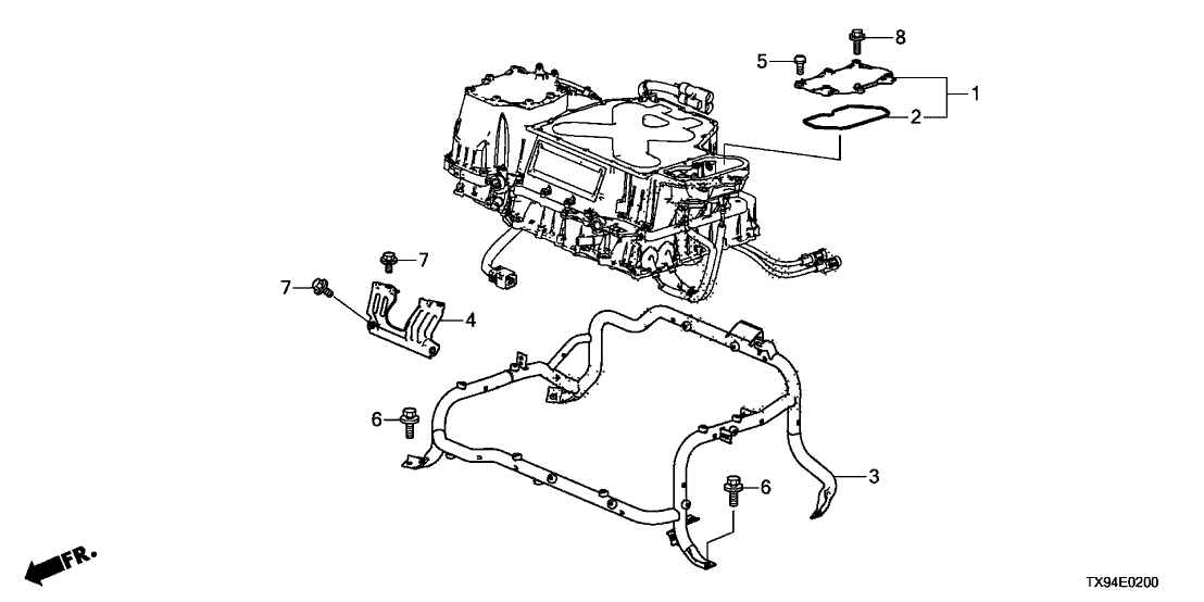 Honda 1B615-RDC-A01 Gasket, Three-Phase Terminal