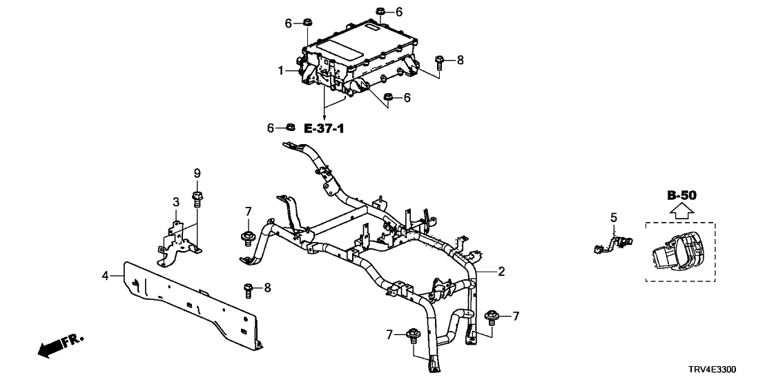 Honda 1C600-5WP-A05 Charger Comp