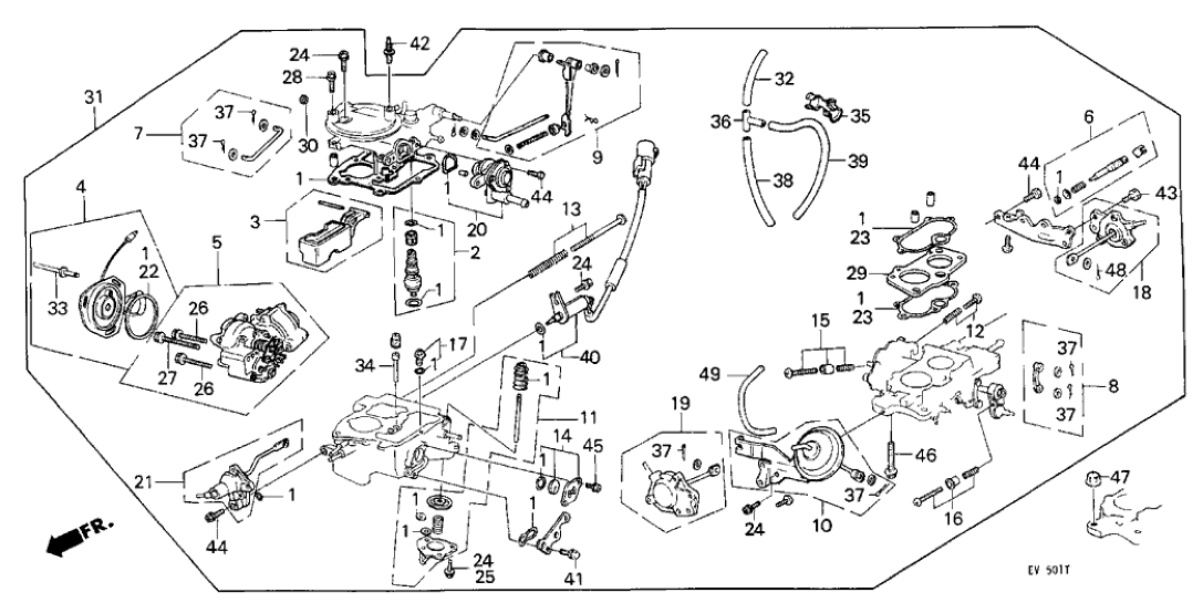 Honda 16018-PE0-701 Arm Set, Link